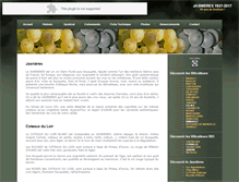 Tablet Screenshot of jasnieres.fr